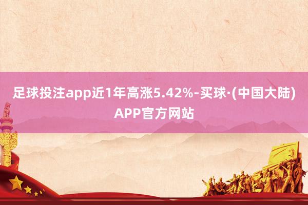 足球投注app近1年高涨5.42%-买球·(中国大陆)APP官方网站