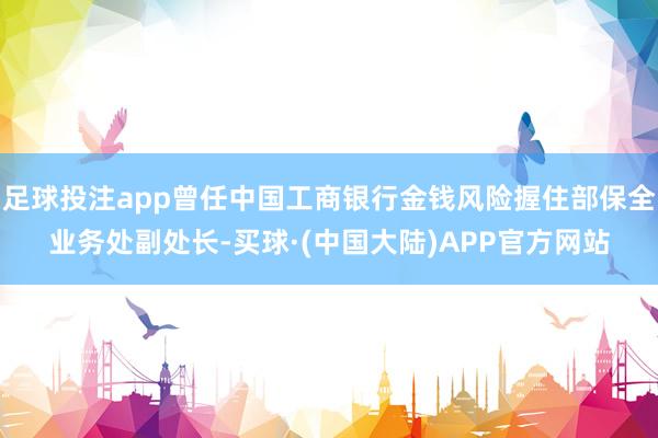 足球投注app曾任中国工商银行金钱风险握住部保全业务处副处长-买球·(中国大陆)APP官方网站